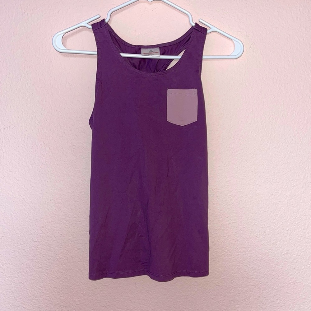 Girls purple tank